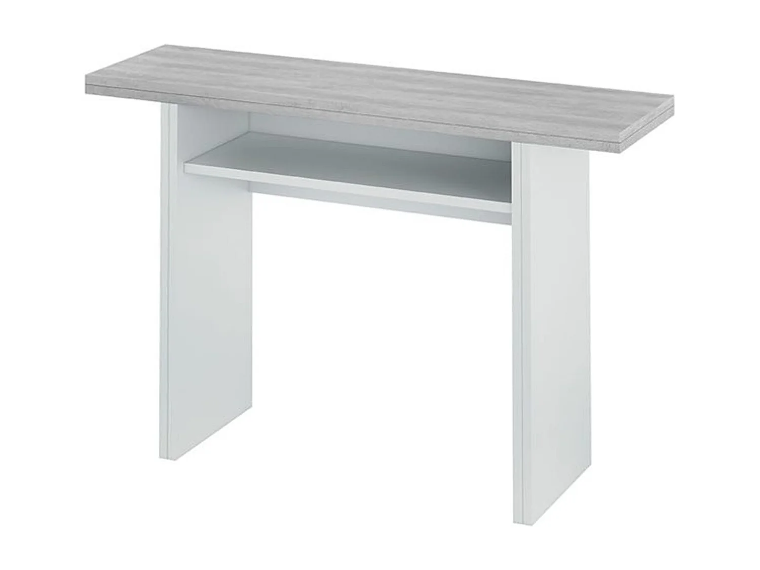 Table Extensible Système d'Ouverture en Livre de 35 à 70 cm Tavolo - L120 cm