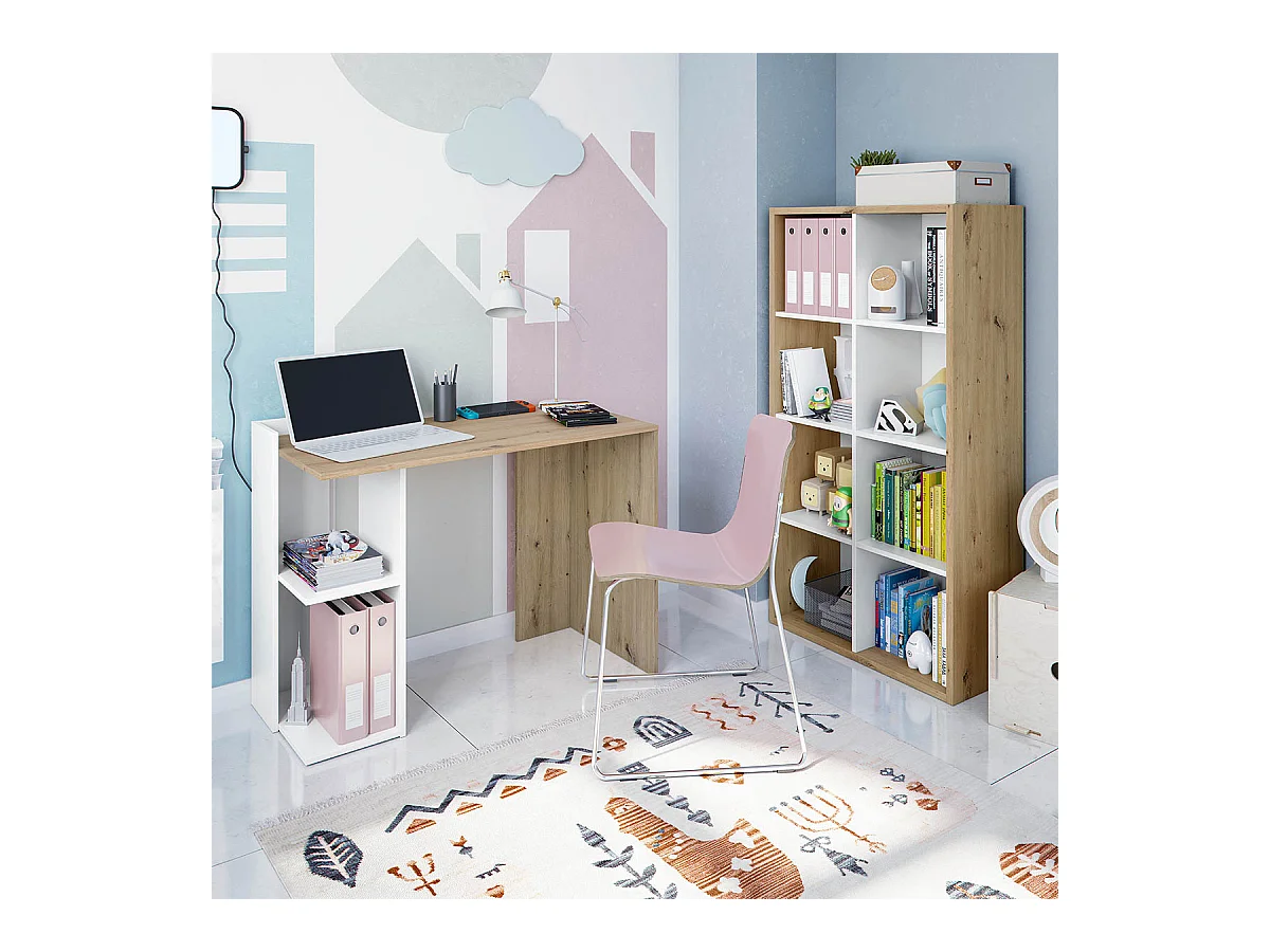 Estantería con 8 compartimentos - L72 cm