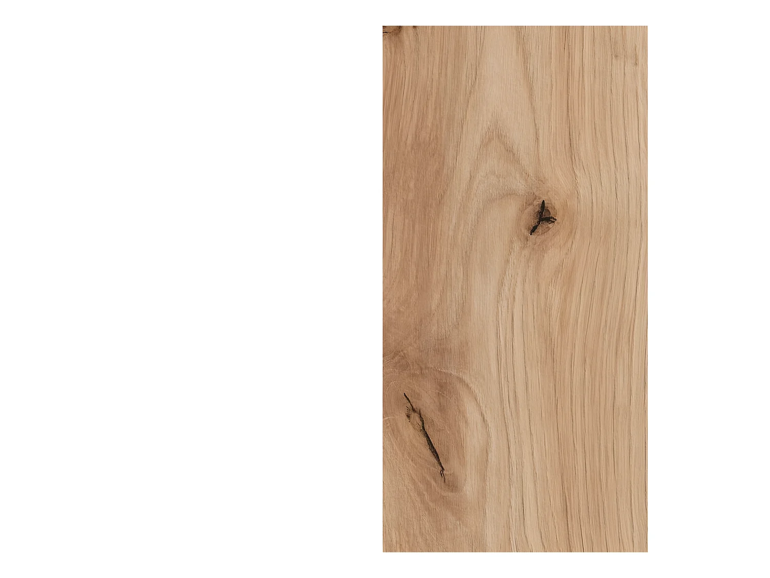 TV-Möbel mit 1 Tür, 1 Klappschublade und einem Aufbewahrungsfach L139 cm - Baltik