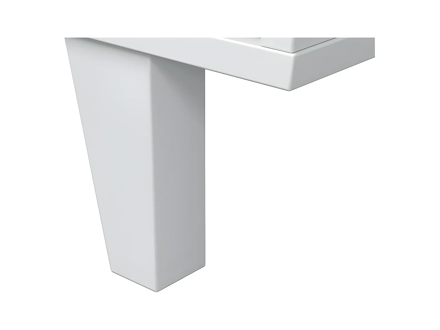 Tavolino con piano parzialmente sollevabile - L100 cm - Zaiken Plus