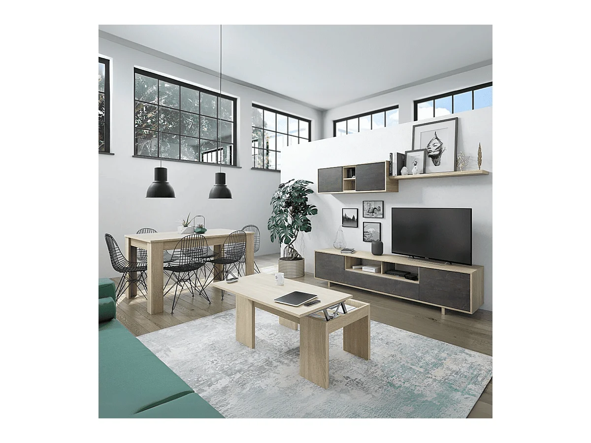 Mesa de centro elevable Kendra Roble Canadian