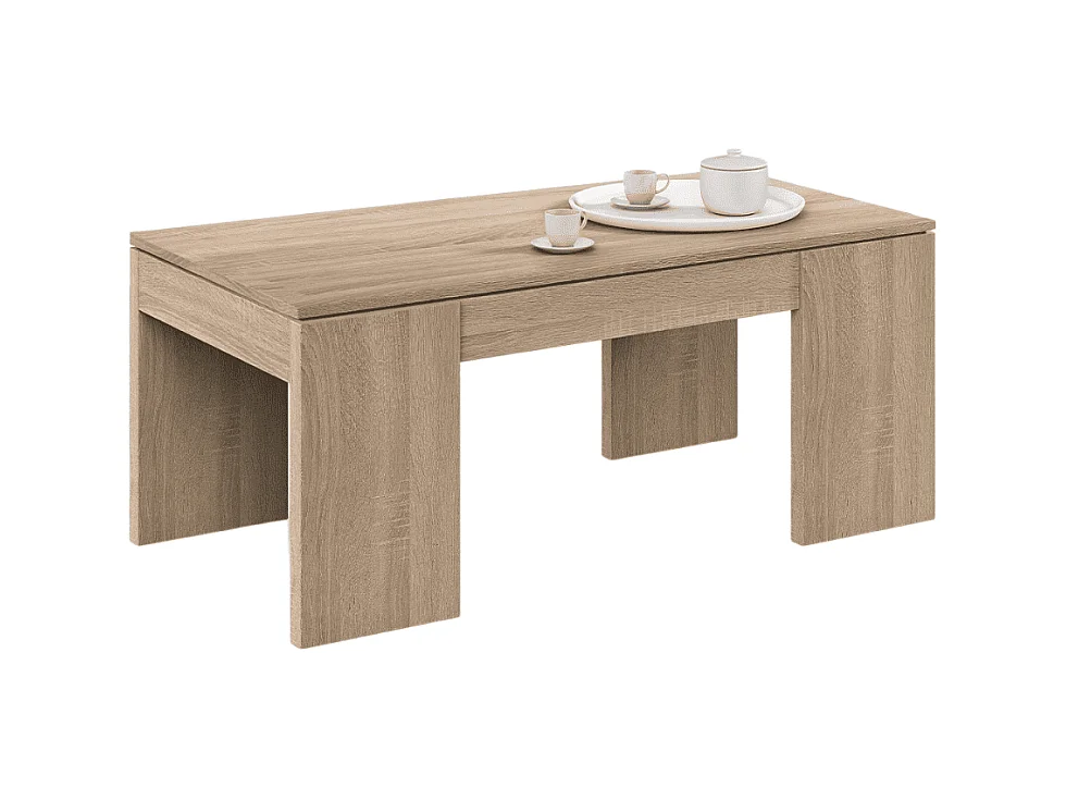 Table basse à plateau relevable L100 cm - Kendra