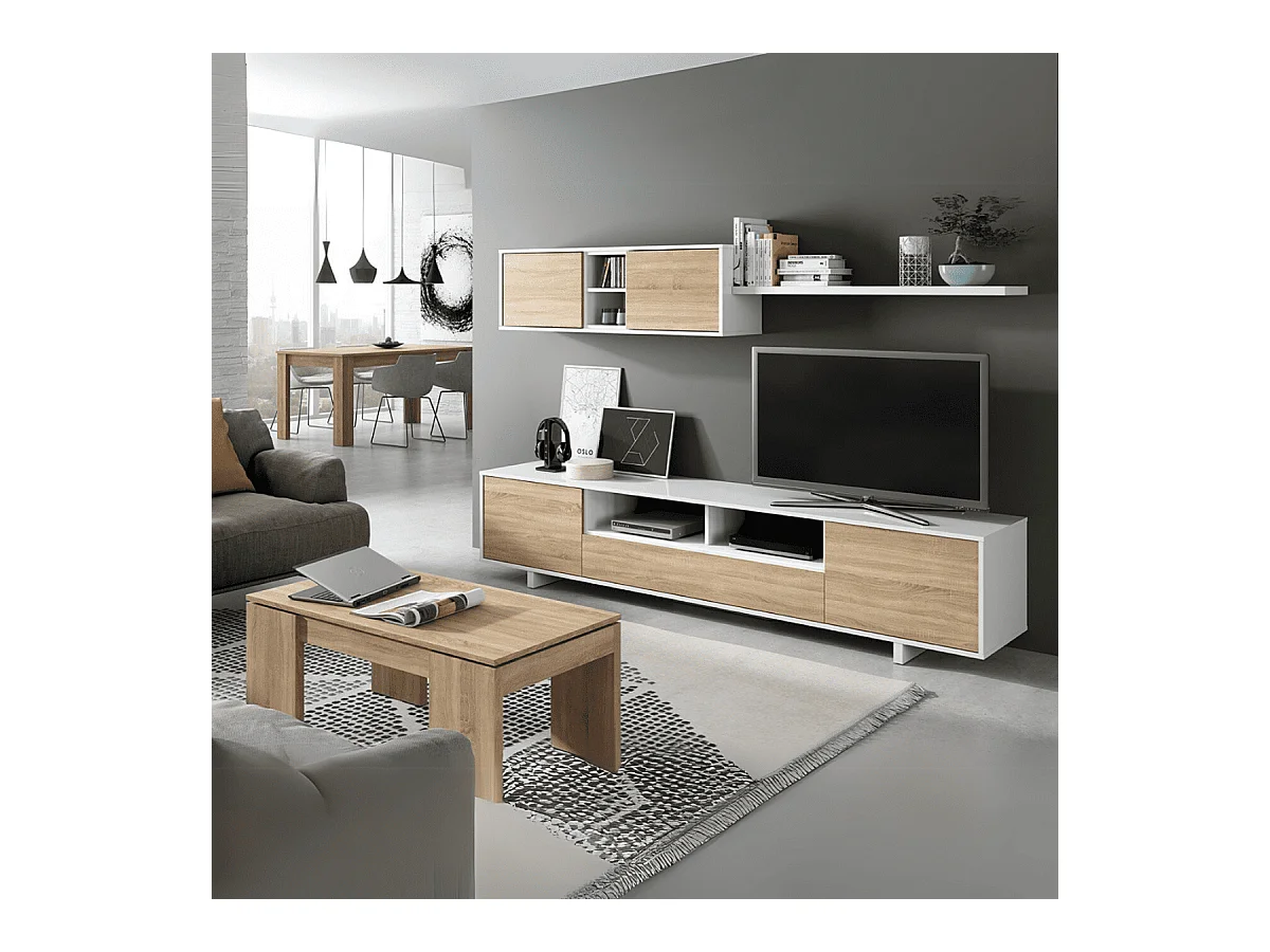 Table basse à plateau relevable L100 cm - Kendra