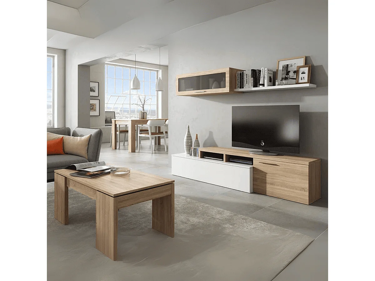 Table basse à plateau relevable L100 cm - Kendra