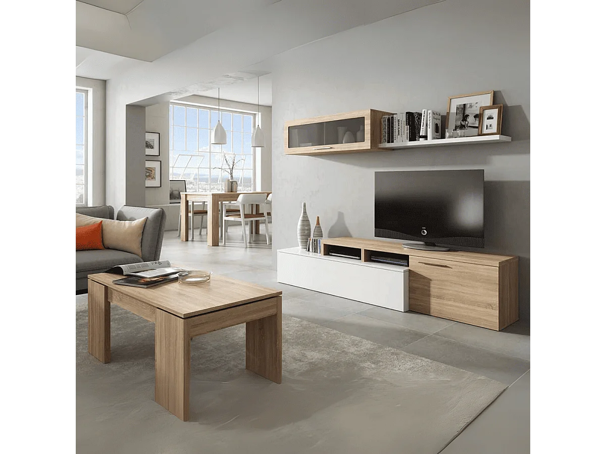 Table basse à plateau relevable L100 cm - Kendra