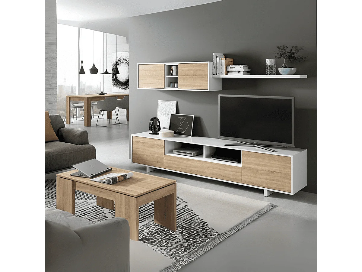 Table basse à plateau relevable L100 cm - Kendra