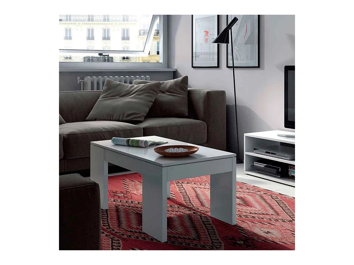 Couchtisch mit hochklappbarer Platte L100 cm - Kendra