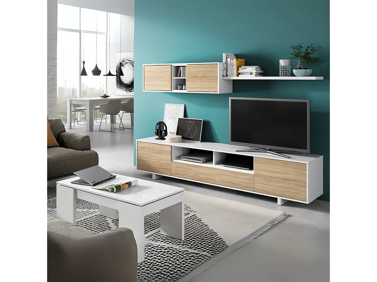 Table basse à plateau relevable L100 cm - Kendra