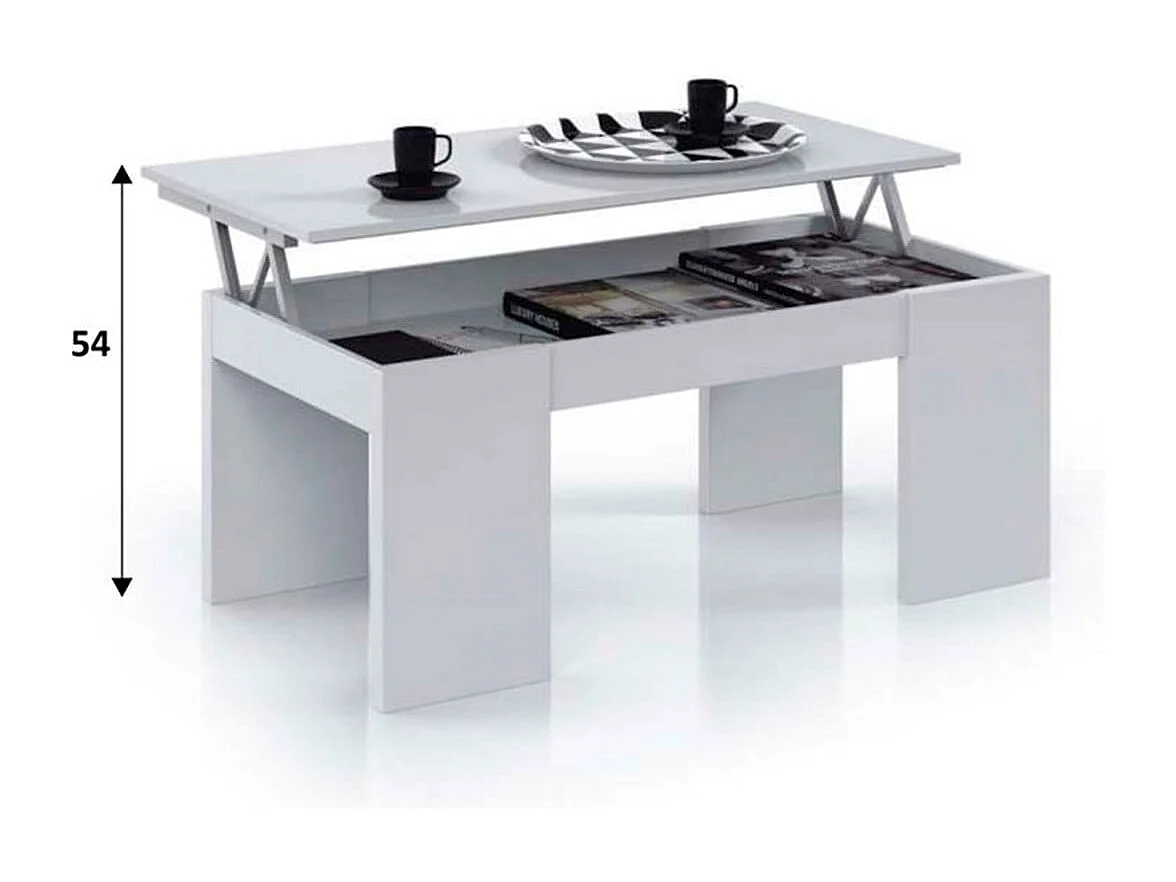 Table basse à plateau relevable L100 cm - Kendra