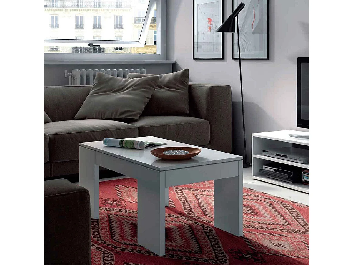 Table basse à plateau relevable L100 cm - Kendra