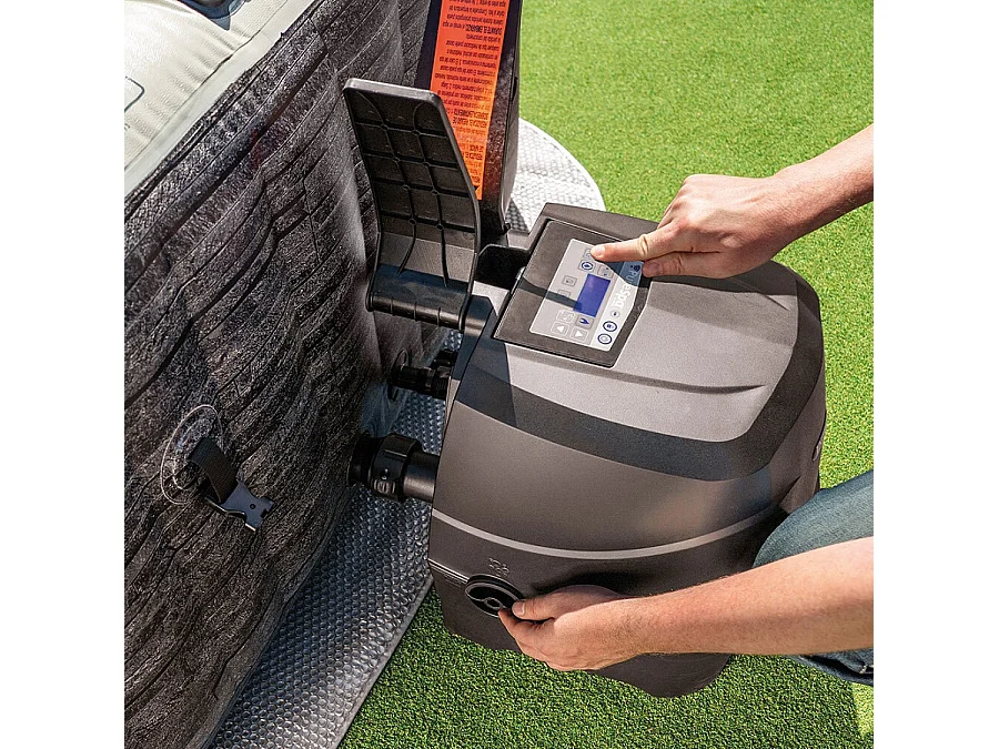 Spa gonflable Intex Pure Spa Ardoise 4 places