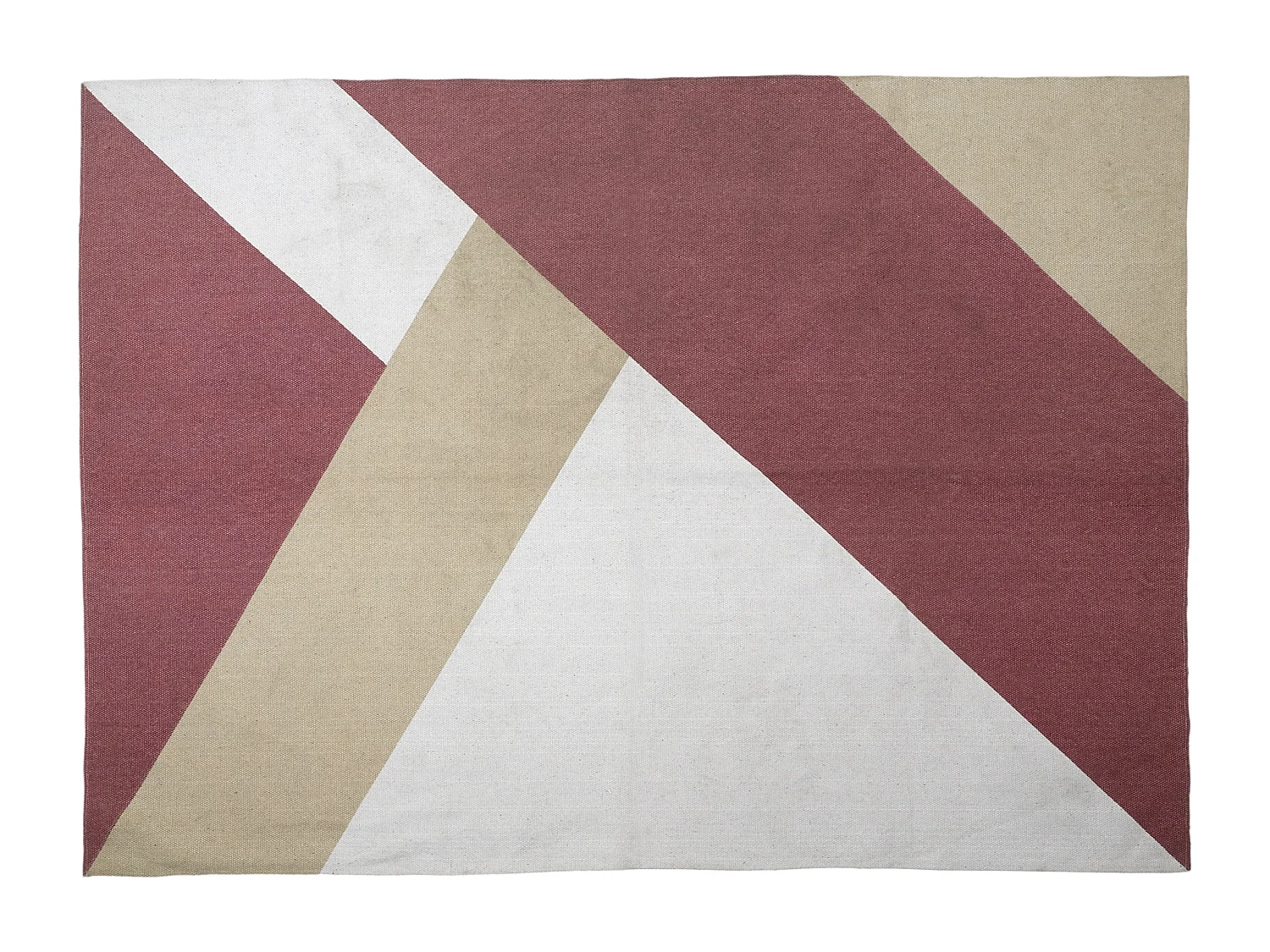 Tapis Nude Geometrique 120x170cm Beige, Rose