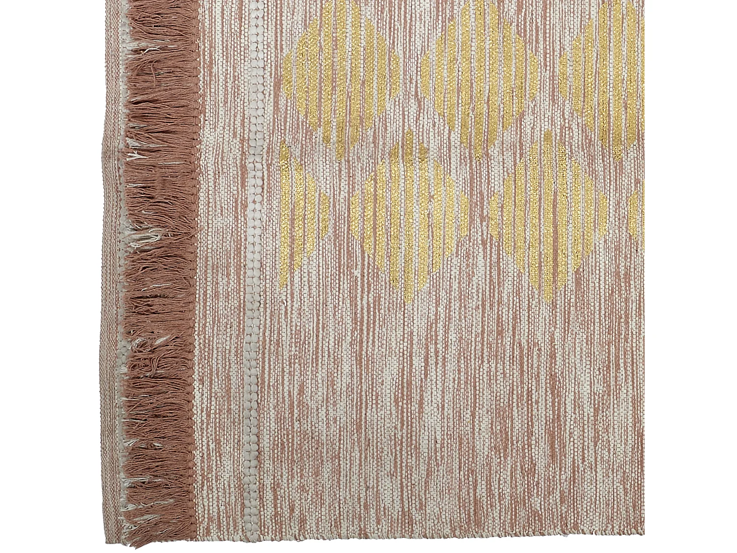 Tapis Nude Imprime Dore 120x170cm Rose, Or