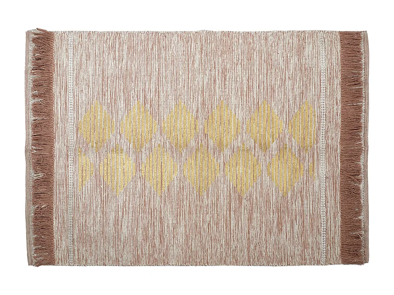 Tapis Nude Imprime Dore 120x170cm Rose, Or