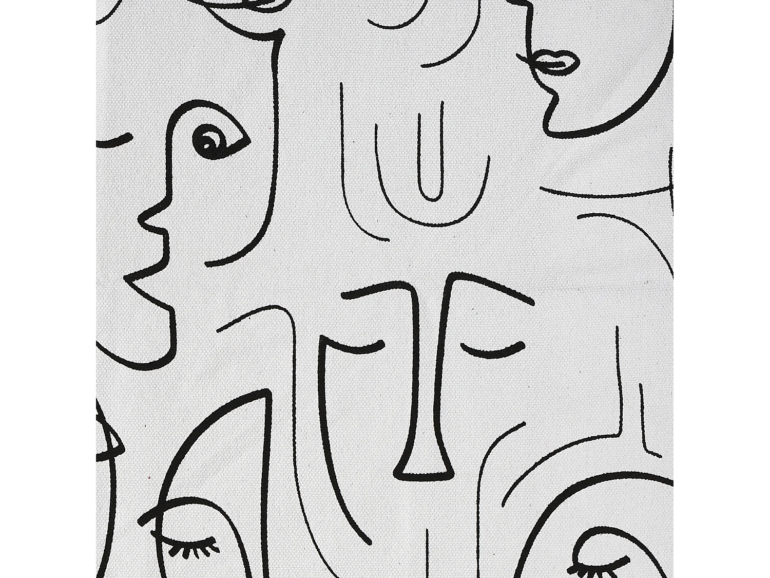 Tapis Arty 120x170cm Blanc, Noir