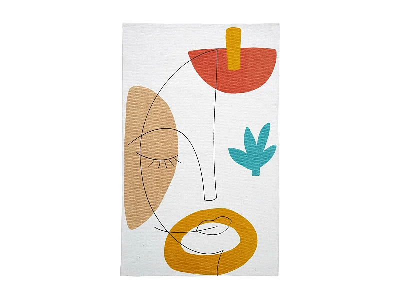 Innenteppich aus Baumwolle "Arty" 50 x 80 cm