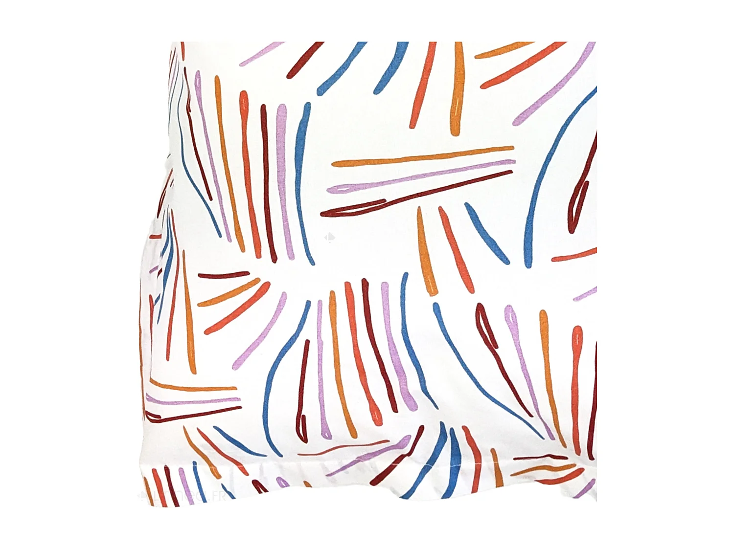 Taie d'oreiller 50x70 cm coton PERROQUET multicolore Salsa