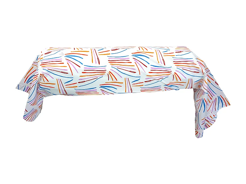 Taie de traversin 240x43 cm coton PERROQUET multicolore Salsa