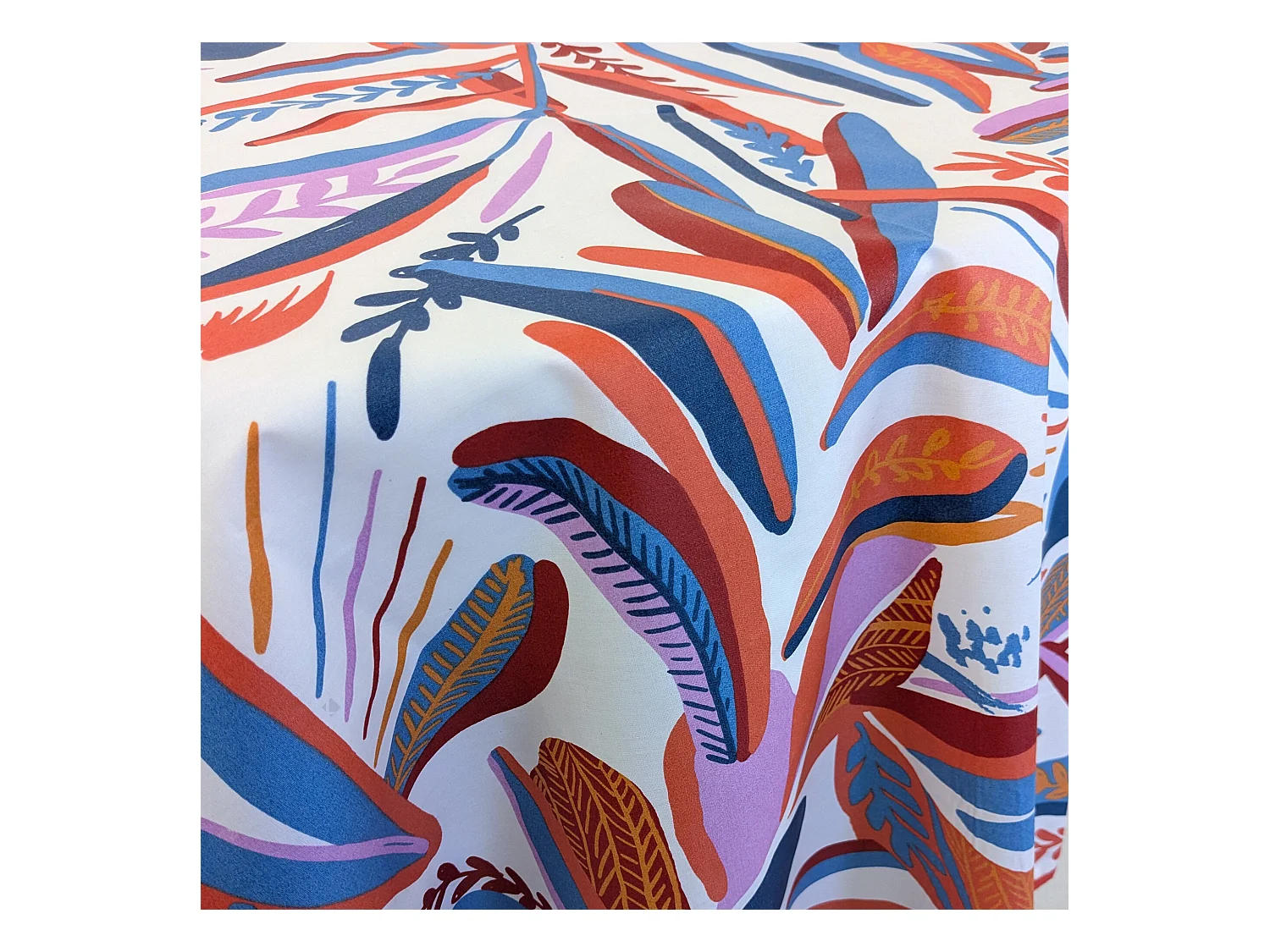 Nappe rectangle 160x200 cm CHILI multicolore Salsa coton + enduction acrylique