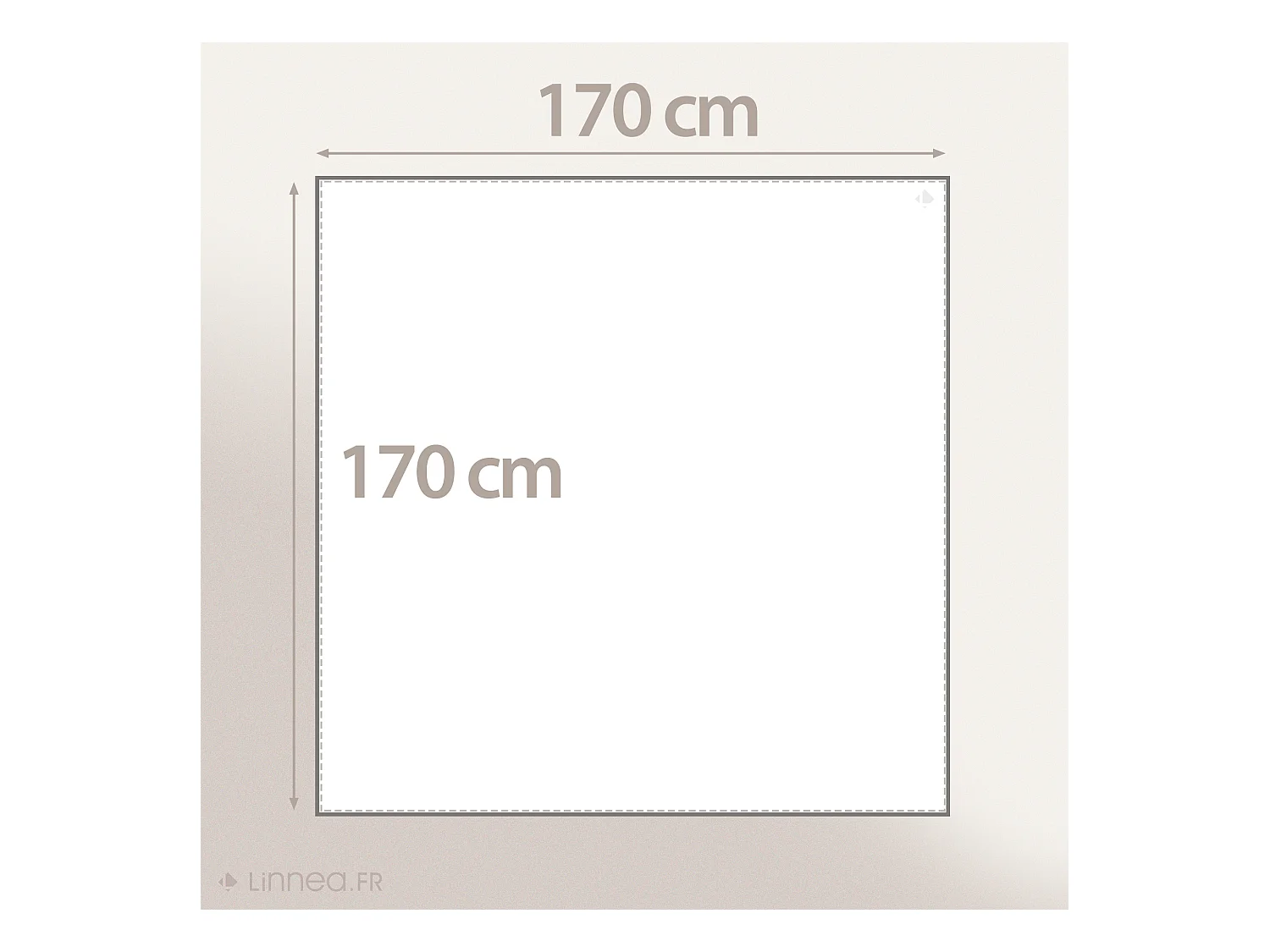 Nappe carrée 170x170 cm CHILI multicolore Salsa coton + enduction acrylique