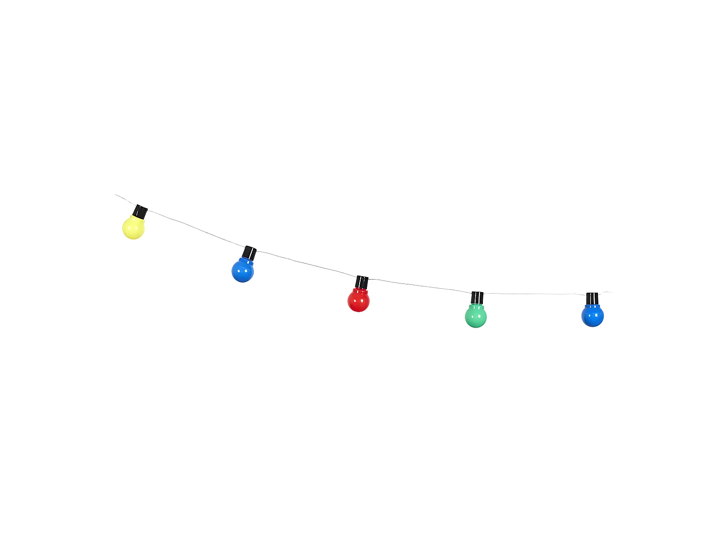 Guirlande Lumineuse Led "Boules" 180cm Multicolore
