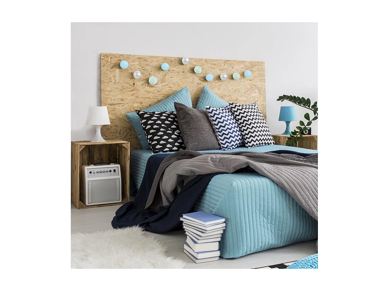 Guirlande Lumineuse à Led "10 Boules" 192cm Bleu