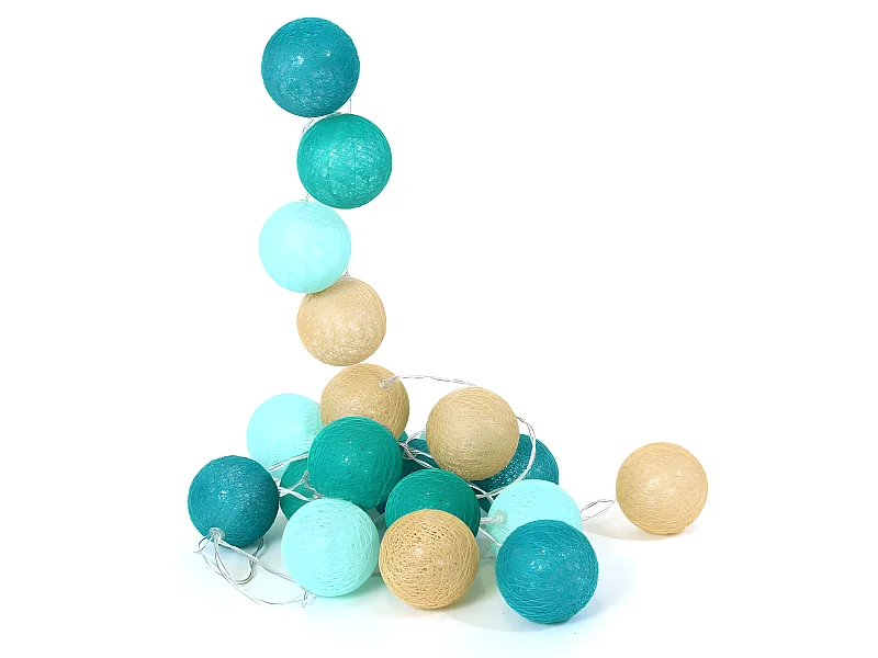 Guirlande Yucatan Or, Bleu