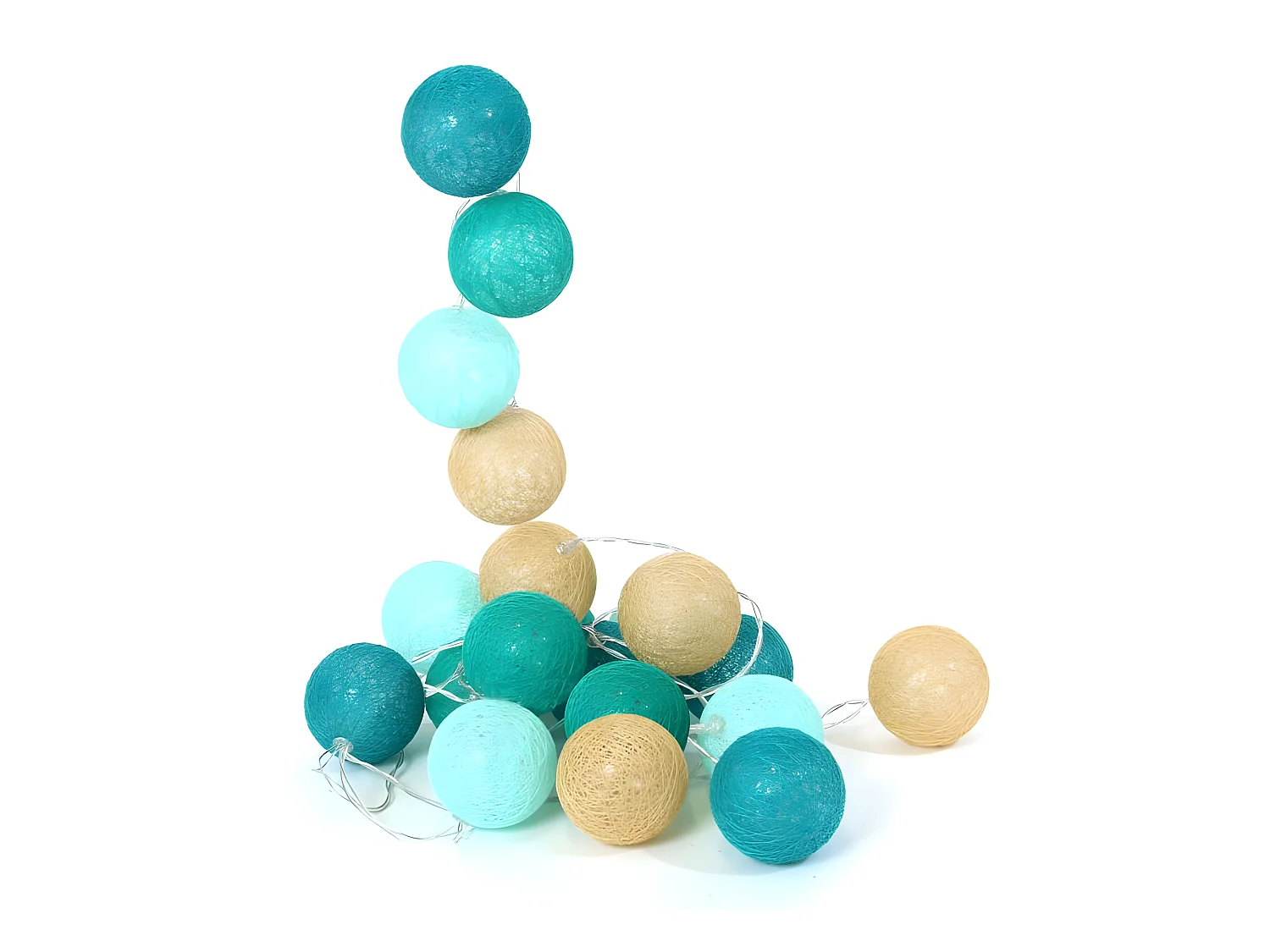 Guirlande Yucatan Or, Bleu