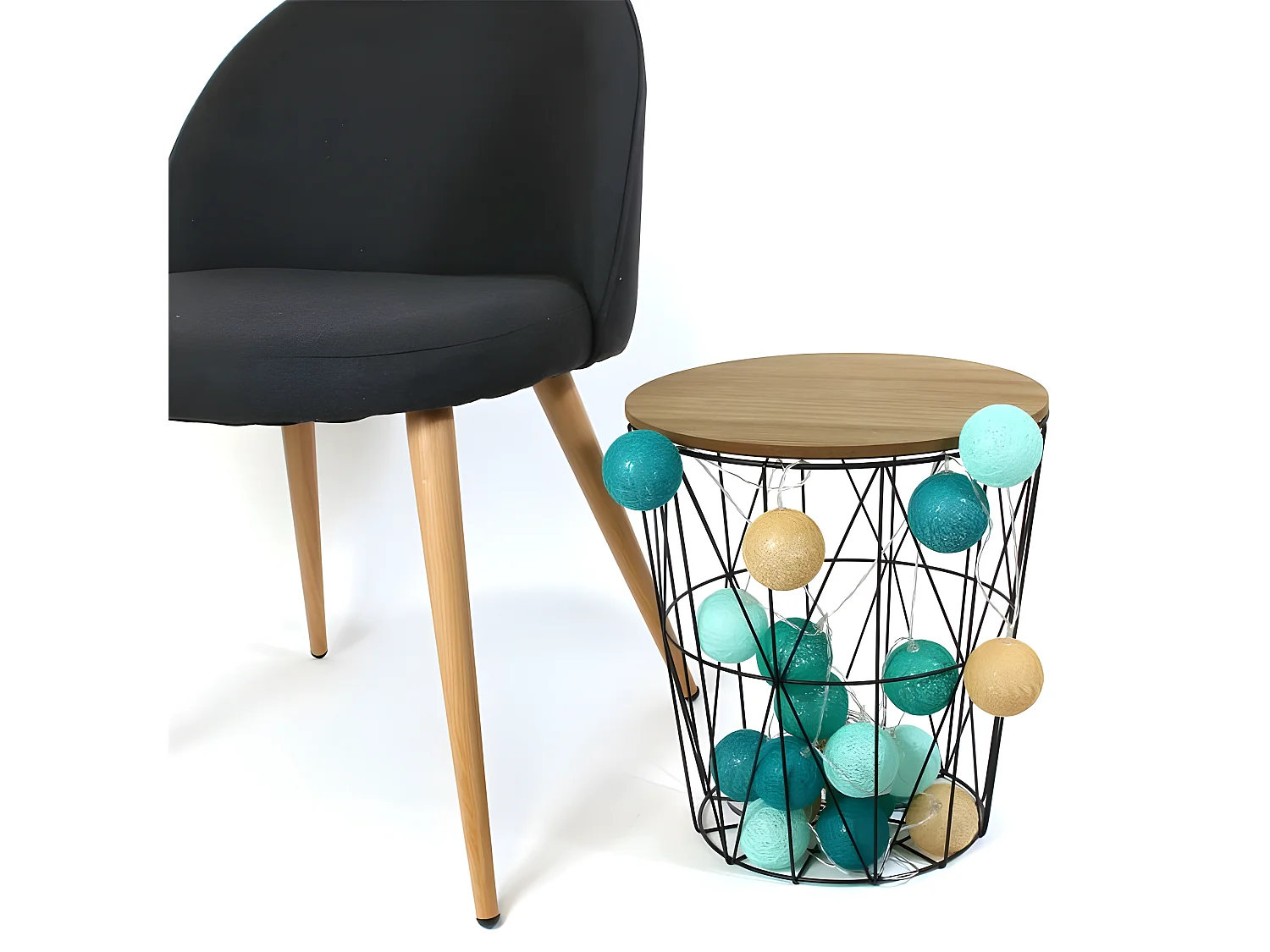 Guirlande Yucatan Or, Bleu