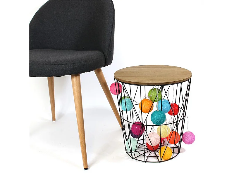 Guirlande Lumineuse à Led "20 Boules" 345cm Multicolore