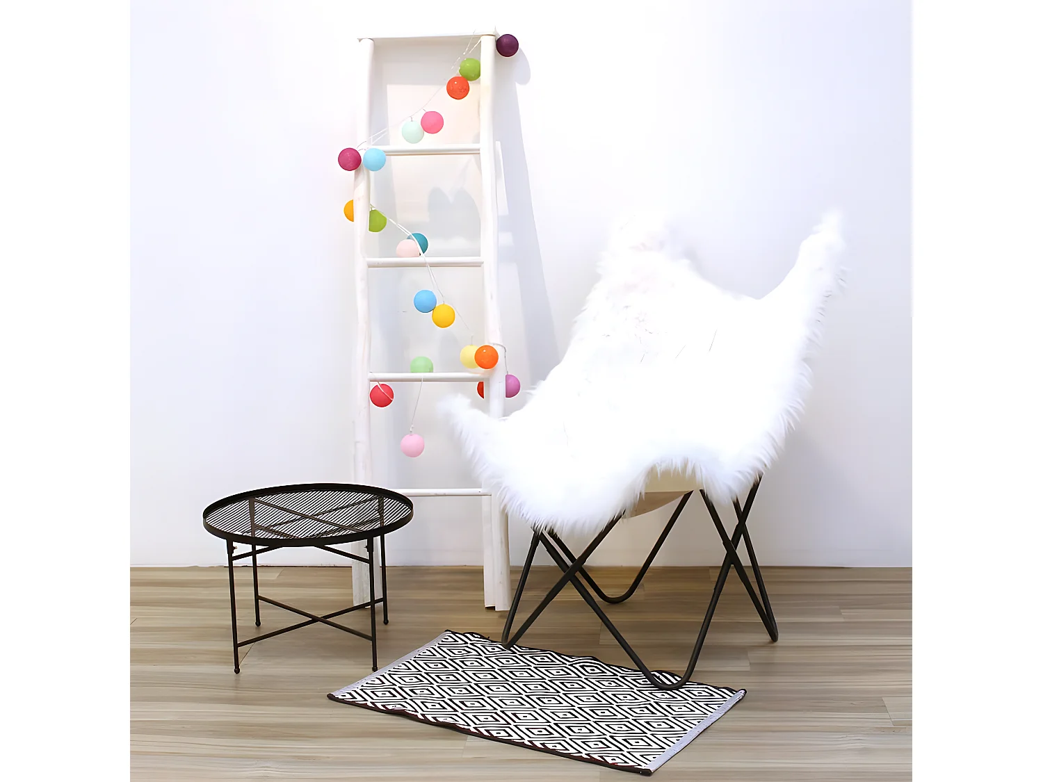 Guirlande Lumineuse à Led "20 Boules" 345cm Multicolore