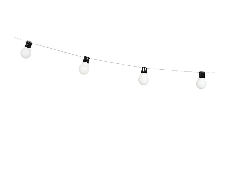 Guirlande Lumineuse Led "Boules" 180cm Blanc