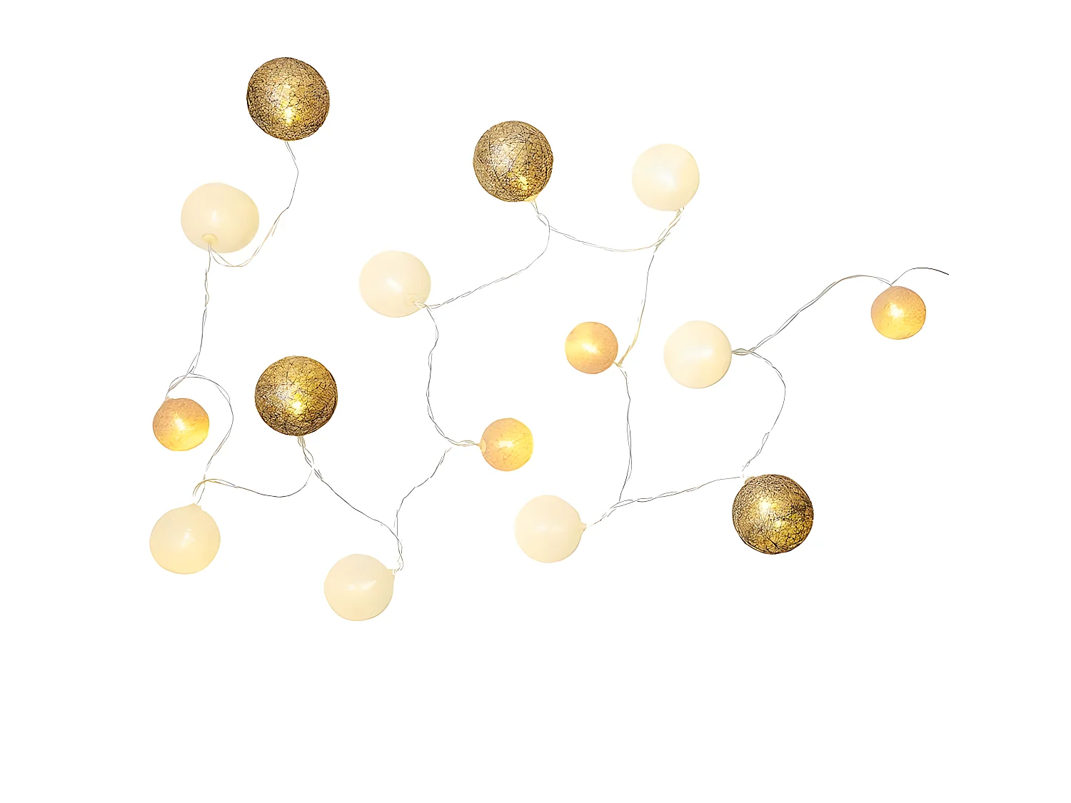 Guirlande Lumineuse Led "Boule" 360cm Rose