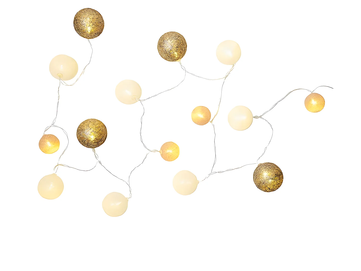 Guirlande Lumineuse Led "Boule" 360cm Rose