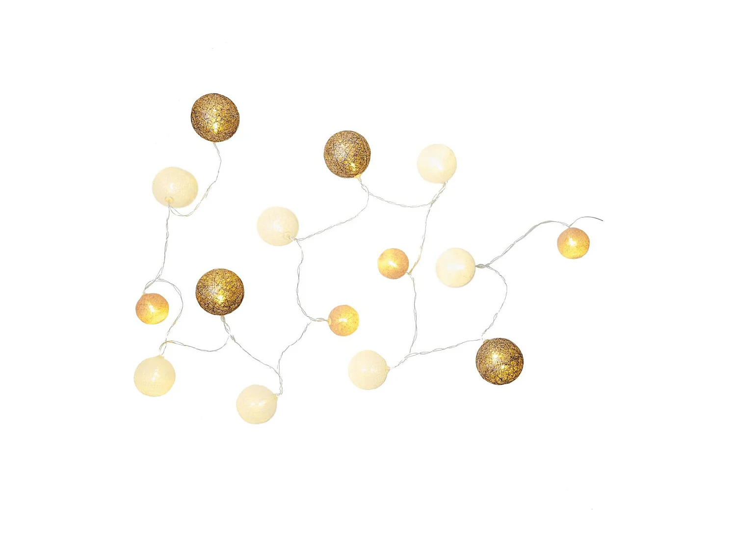 Guirlande Lumineuse Led "Boule" 360cm Rose