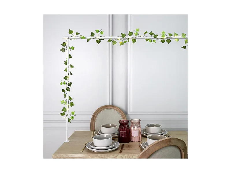 Guirlande Feuille 20 Led 2m Vert