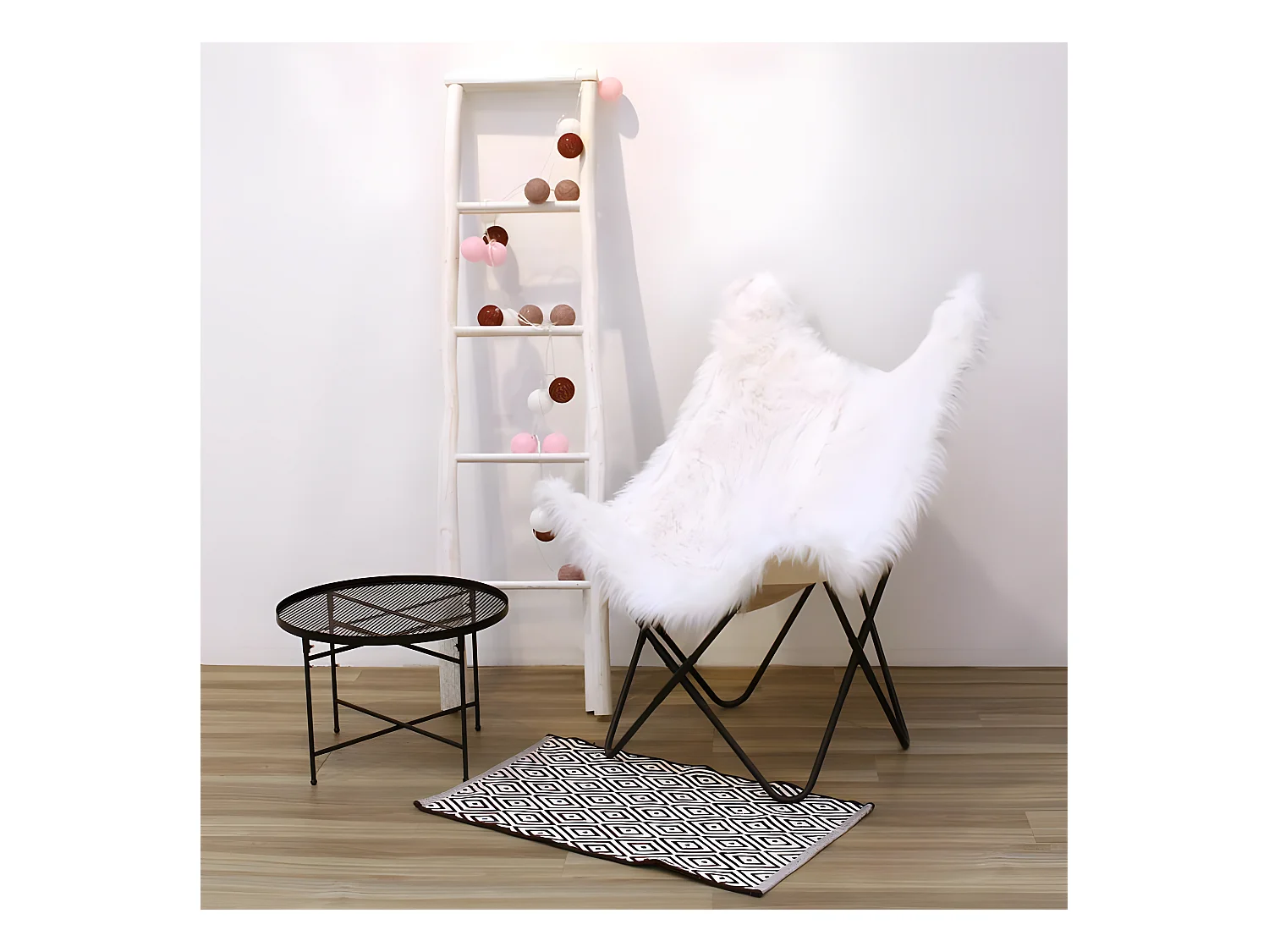 Guirlande Lumineuse Led "Hokkaido" 345cm Rose