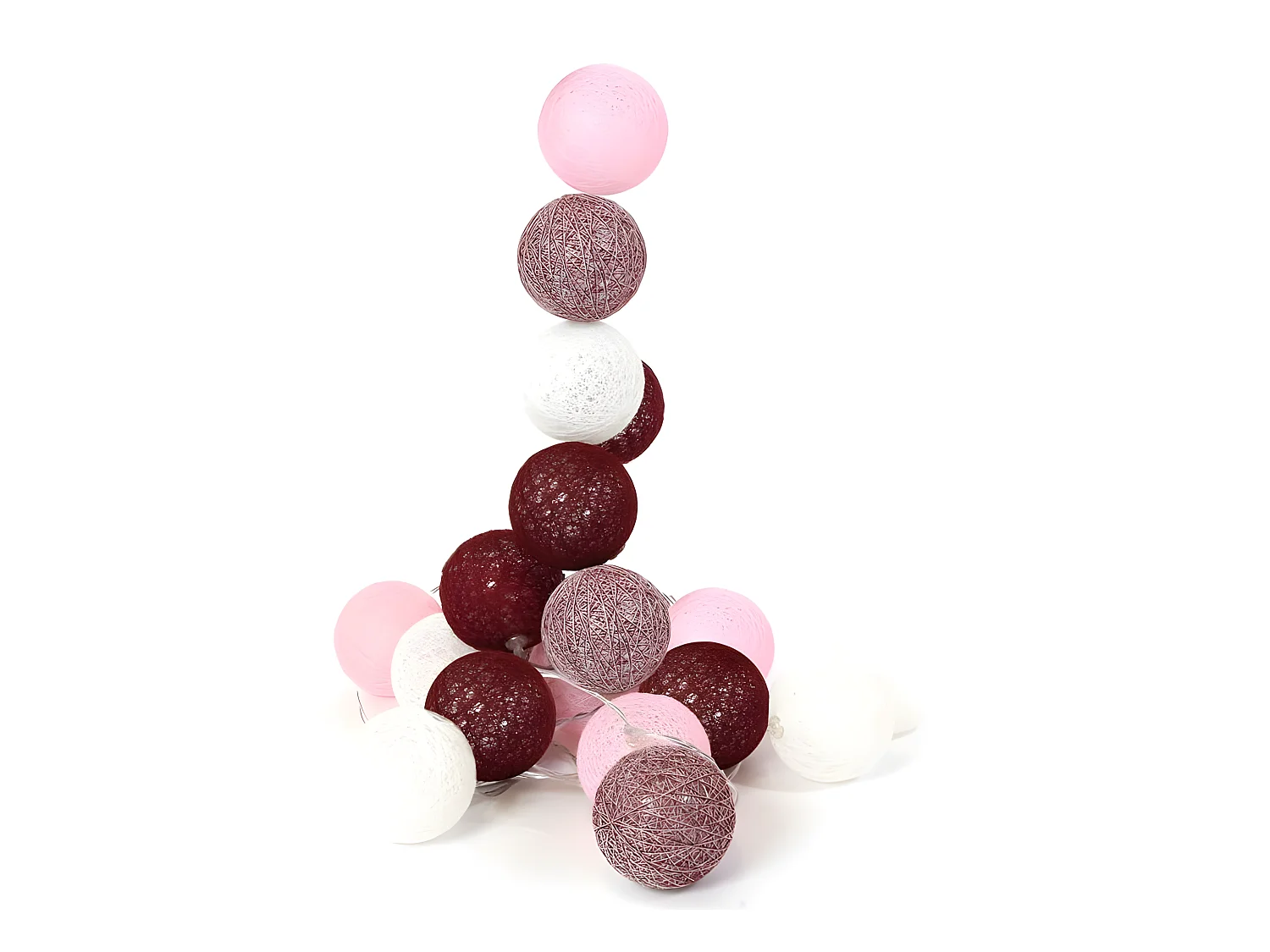 Guirlande Lumineuse Led "Hokkaido" 345cm Rose