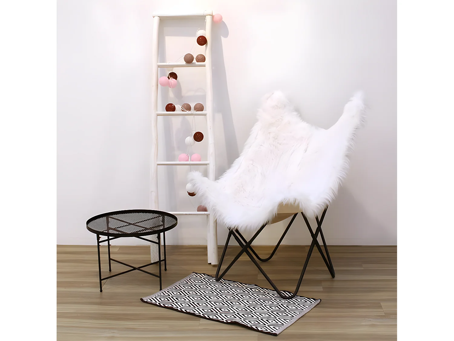 Guirlande Lumineuse Led "Hokkaido" 345cm Rose