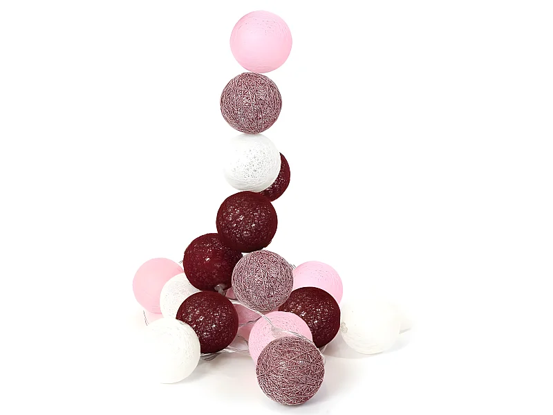 Guirlande Lumineuse Led "Hokkaido" 345cm Rose