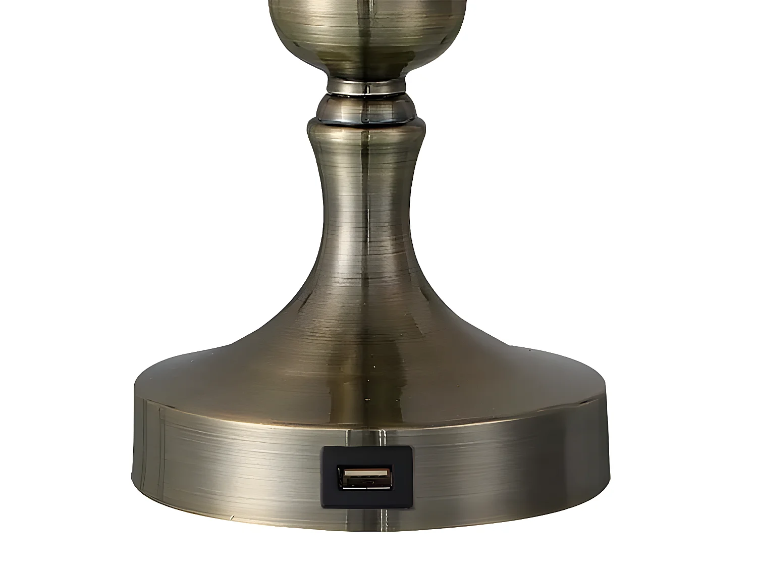 Sobremesa Con Puerto Usb Modelo Khalifa Cuero Con Pantalla