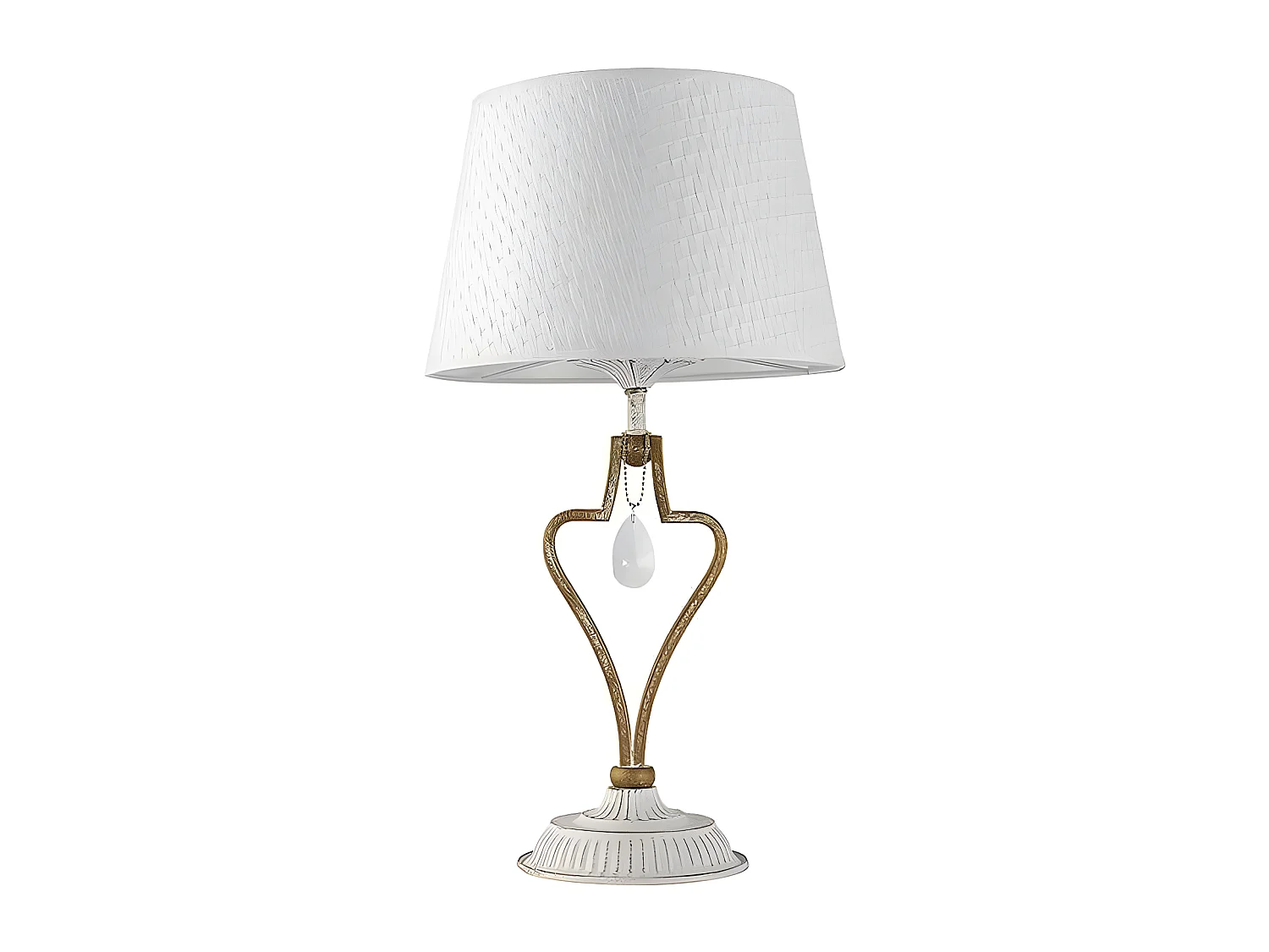 Bureau blanc avec écran lumineux CRASAS 1 FABRILAMP