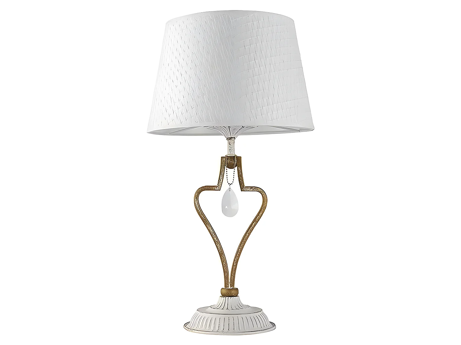 Bureau blanc avec écran lumineux CRASAS 1 FABRILAMP