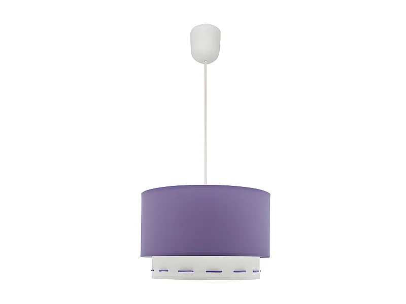 Lampada a sospensione Trazos 1xe27 Lilac 30d di FABRILAMP.