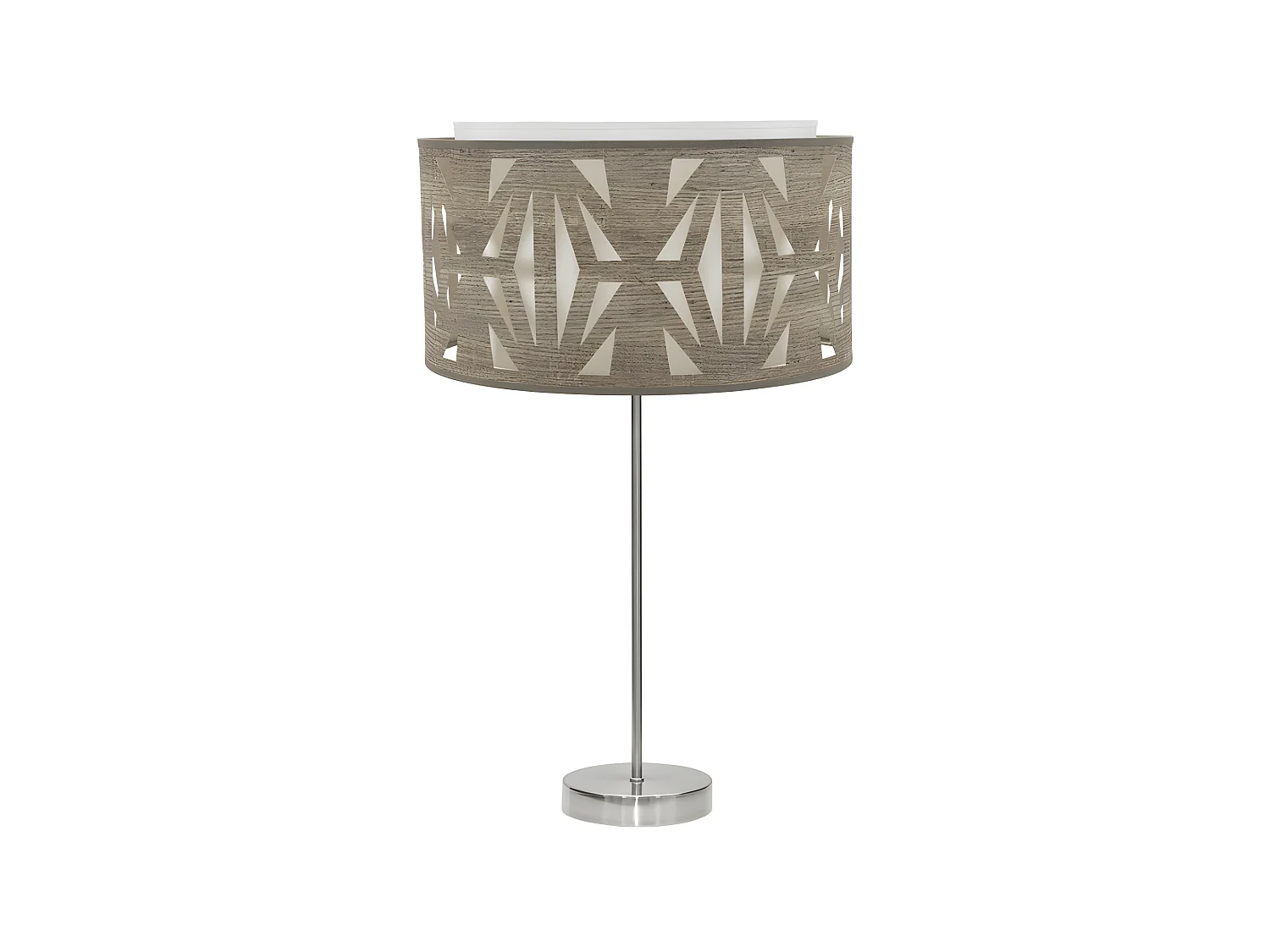 Modèle de table haut KATERINA Nickel FABRILAMP