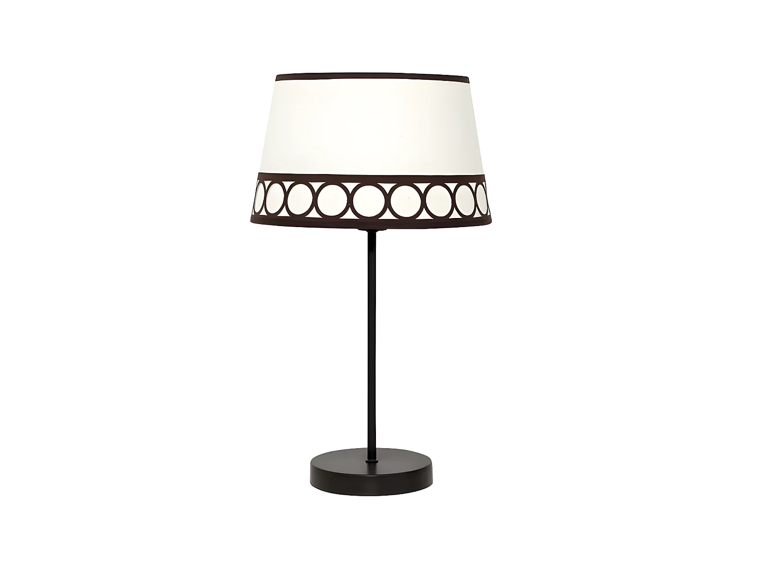 Dalia 1xe14 Beis/lampe de table brune FABRILAMP.