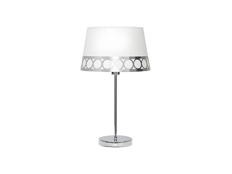 Lampada da tavolo Dalia 1xe14 Bianco / argento FABRILAMP.