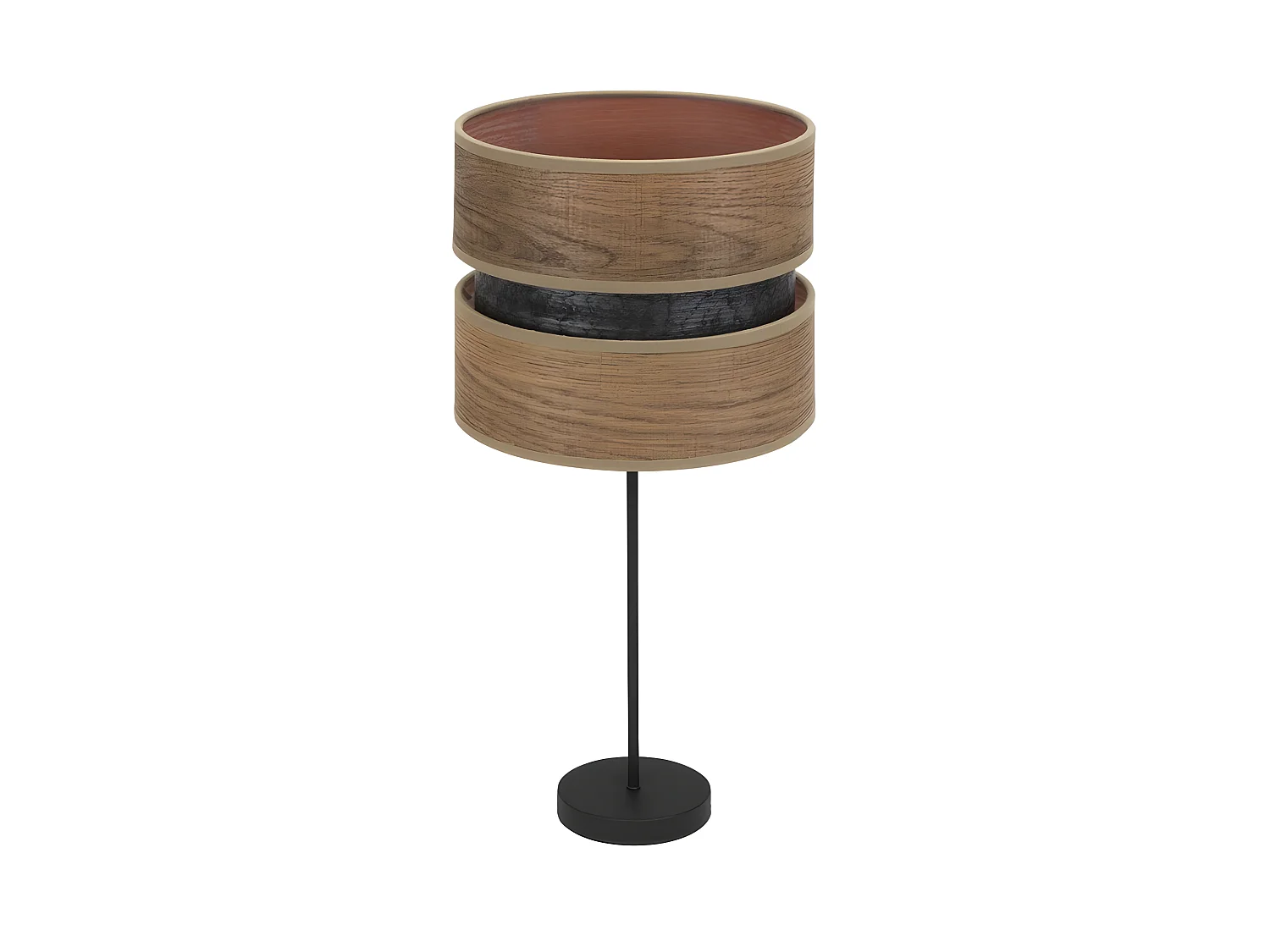 Modèle de bureau haut de gamme Colet Black avec écran FABRILAMP