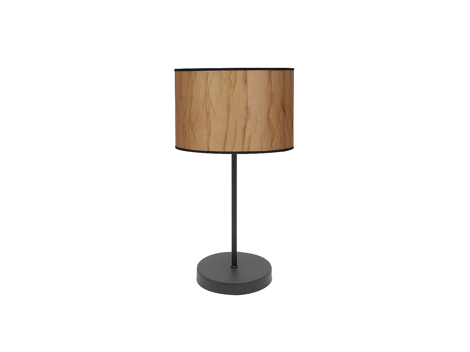 Modèle de bureau PAPIRO noir avec écran FABRILAMP