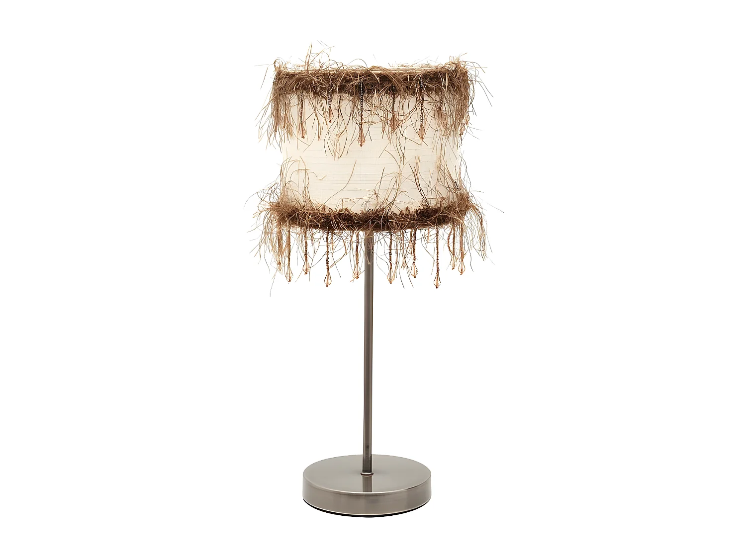 Lampada da tavolo Hilos 1xe27 Beis di FABRILAMP.